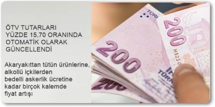 ÖTV Artışı Yürürlüğe Girdi